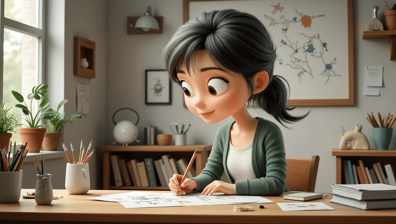 1 niña aprendiendo las silabas